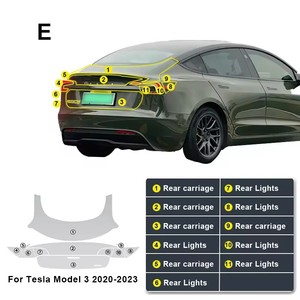 ฟิล์ม <span class=keywords><strong>Tesla</strong></span> <span class=keywords><strong>รุ่น</strong></span><span class=keywords><strong>3</strong></span> 2024<span class=keywords><strong>แต่ละ</strong></span>ส่วนของฟิล์ม TPU PPF ตัดรถยนต์ป้องกันรอยขีดข่วนฟิล์มใสรักษาตัวเอง - Product Image 4