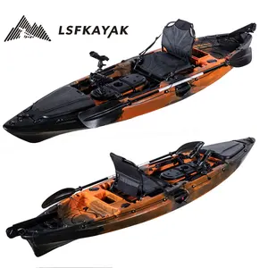 Kayak de pêche à siège unique, canoë/kayak avec moteur, vente en gros