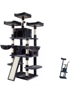 شجرة تسلق للقطط من المصنع مباشرة، ألعاب قطط بتصميم جديد، سهلة التنظيف، مستلزمات حيوانات أليفة، حبل سيزال، شجرة قطط كبيرة، الأكثر مبيعًا - Product Image 6