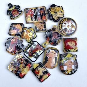 Cuentas Impresas de Doble Cara con Diseño de El <span class=keywords><strong>Rey</strong></span> León, para Manualidades, Llaveros, Accesorios para Teléfonos Móviles, Cuentas Sueltas - Product Image 2