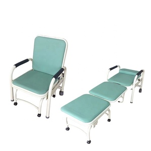BT-CN001 Bestran Silla Plegable para Acompañante de Pacientes de Hospital, Silla Cama con Cubierta de PVC - Product Image 2