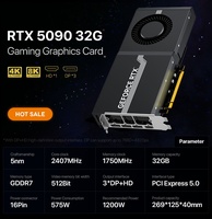 New 512Bit 32GB GDDR7 Memory Deep Learning High Density Desktop AI Fan GeForce RTX 5090 Graphics Card