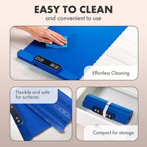 Chinese Goedkope Blauwe Siliconen Elektrische <span class=keywords><strong>Warming</strong></span> Pad Hot Selling Draagbare Voedsel Verwarming Warmer Lade - Product Image 4