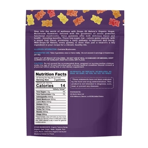 Gomitas Orgánicas de Melena de León, Suplemento para Adultos para Reforzar el Sistema Inmunitario y Mejorar la Función Cognitiva, la Memoria y el Sueño - Product Image 2
