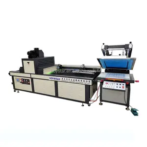 uv conveyor dryer screen printing machine for paper sticker adhesive plastic pvc sheet cardboard heat transfer film