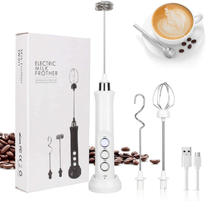 Power Factory wholesale Dry Battery Stainless Steel Automatic Electric milk foamer - Product Image 5