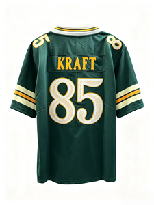Qualité supérieure, cousu sur mesure, personnalisable # 9 WATSON # 85 KRAFT # 1 <span class=keywords><strong>PARSONS</strong></span> # 10 LOVE Maillot de football américain - Product Image 3
