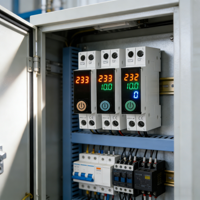 Interruptor de Circuito Inteligente WiFi Compatible con TUYA, 63A 1P+N, Medición de Energía en Tiempo Real, Control Remoto y Temporizador