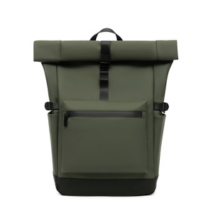 For Mijia Waterproof Casual <b>Backpack</b> Zipper <b>Rolled</b>-Edge Style 23L Capacity Polyester Lining Fashionable Shoulder Bag School - Product Image 5