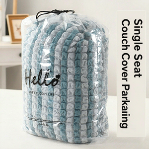 Funda de Sofá de Lujo Moderna de Tela Seersucker, Protector de Muebles Suave y Lavable de Alta Gama, Antiarrugas, para Decoración de Salas de Estar, Villas o Penthouses - Product Image 2
