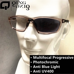 <span class=keywords><strong>Gafas</strong></span> de lectura progresivas fotocromáticas con dioptrías 2.00 2.50, lentes multifocales, filtro de luz azul, pantalla digital antirreflejos para ciclismo - Product Image 3