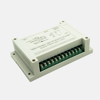 Télécommande industrielle sans fil 4 canaux, boîtier métallique, code d'apprentissage, étanche, piles AAA, portée 100-200m, émetteur-récepteur