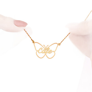 สร้อยคอพร้อมจี้รูปแมว/กระต่ายการ์ตูนน่ารัก สแตนเลสสตีลชุบทองคำขาว 18K หรือโรสโกลด์  สั่งทำได้  สำหรับเด็กผู้หญิงและผู้หญิง  สินค้ามาใหม่ - Product Image 5