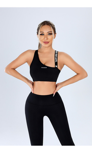 Soutien-gorge de sport Yian élégant <span class=keywords><strong>à</strong></span> épaules irrégulières, doux et enveloppant, avec coussinets amovibles pour <span class=keywords><strong>la</strong></span> course, le Pilates et l'entraînement - Product Image 5