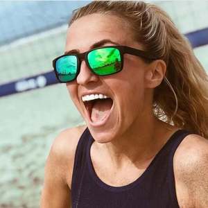 Gafas de Sol Deportivas Polarizadas Vintage 2021 para Mujer, UV400, Negras, Gafas de Sol Polarizadas Cuadradas para Hombre - Product Image 3