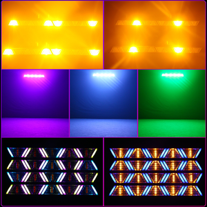 Vendita calda nuova lampada retrò a 5 Matrix combinabile splicing con tintura vocale flash Show Bar ktv illuminazione da palcoscenico - Product Image 3