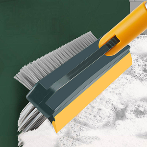 Brosse de sol double face améliorée, brosse pour joints de sol, brosse de nettoyage pour interstices de salle de bain, brosse de sol sans angle mort, brosse pour rainures - Product Image 1