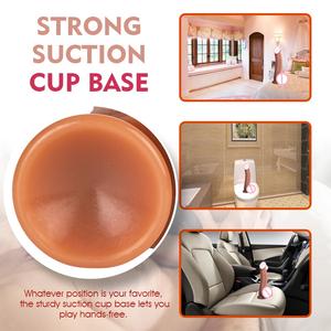 Realistische Siliconen Dildo Penis <span class=keywords><strong>Sex</strong></span> Speelgoed Vrouwelijke Vaginale Masturbator Telescopische Dildo Vibrator Voor Vrouwen - Product Image 2