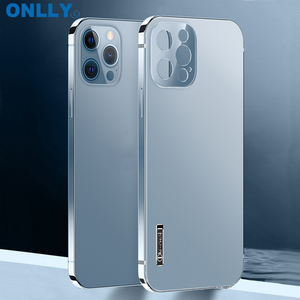 Nouveau boîtier de téléphone portable en acier inoxydable chaud pour étui en acier inoxydable pour <span class=keywords><strong>iphone</strong></span> 13 12 11 Pro Max - Product Image 3