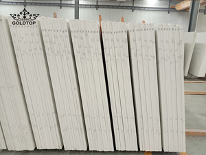 Placa de piedra de cuarzo para encimeras de cocina, producto más nuevo, blanco, Calacatta - Product Image 6