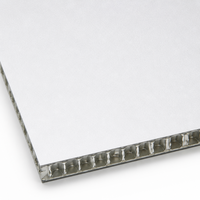 Panneau de plafond en aluminium alvéolaire léger et ignifuge de 7 à 9 mm, panneau de plafond en aluminium alvéolaire pour hôpital