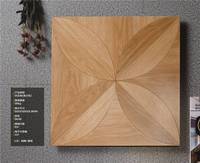 Baldosas de Porcelana con Aspecto de Madera Moderna de 500x500 mm, Mate, Antideslizantes, 10 mm de Grosor, Antibacterianas, para Sala de Estar, Dormitorio, Cocina, Comerciales