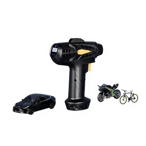 Compresseur d'air portable sans fil 80W à batterie lithium pour pneus de voiture, vélo et autres véhicules – Boîte couleur neutre - Product Image 2