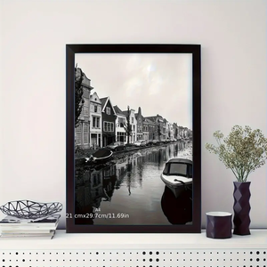 Bán Buôn Giá Rẻ Đen Vuông Bằng Gỗ Hình Ảnh Áp phích Khung Kích Cỡ Khác Nhau (A1-A16) Nhà Decor-24x36 24x24 20x20 Khung Gỗ - Product Image 6