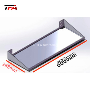 Adjustable Aluminum <strong>Computer</strong> Case Mount <strong>Bracket</strong> Quick Setup Mainframe Holder for Gaming Rig Frame Easy Install Racing Simulator - Product Image 2