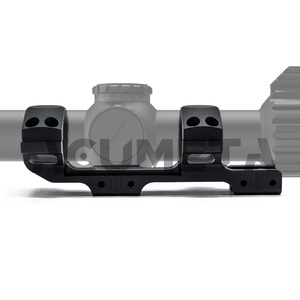 Support de lunette optique en aluminium étanche ACUMETA - Tube de 30 mm, monture de 11 mm, hauteur centrale de 1,14 pouce |   Niveau à bulle intégré pour l'extérieur - Product Image 4