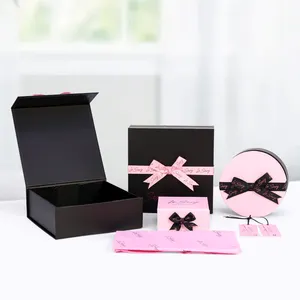 瓦楞鞋包装纸板纸豪华茶盒购物磁性礼品盒回收折叠礼品盒