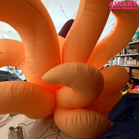 Mascotte renard gonflable géante 3M pour la publicité extérieure, la promotion d'événements de concessionnaires automobiles