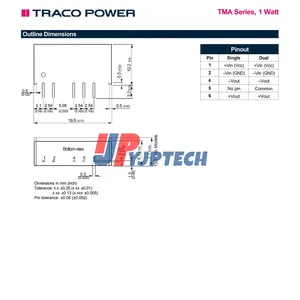 High Quality Power Module TMA2405S-1W DC-DC Converter TRACOPOWER TMA 2405S