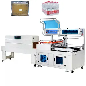 Automatic shrink wrapping machine Jars Bottle Shrink Wrapping Packaging Machine With Heat Shrink Tunnel