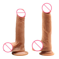 Delove Sexspielzeug für Männer und Frauen Realistischer Japanischer Ganzkörper-Dildo Fahrradsattel Strap-on Dildo Riesendildo