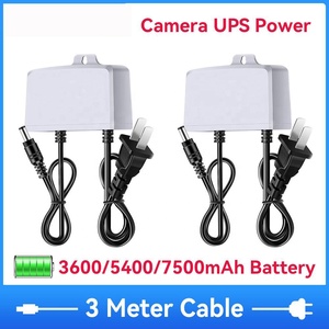 Batterie de secours remplaçable d'urgence, <span class=keywords><strong>adaptateur</strong></span> d'alimentation de secours mini UPS universel DC 12v 2a pour routeur, caméra IP extérieure - Product Image 2