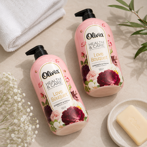 Love Bouquet Moisturizing <b>Shampoo</b> with Glycerin and Conditioning Agents for Soft and Manageable Hair 950 ml Olivia Health & Care - Product Image 2