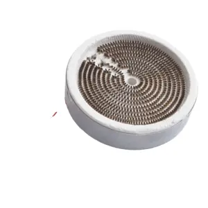 Elemento de placa caliente de bobina de calentamiento en miniatura estufa de cerámica infrarroja industrial horno de cerámica eléctrico placa dividida 230V/600W ~ 3000W