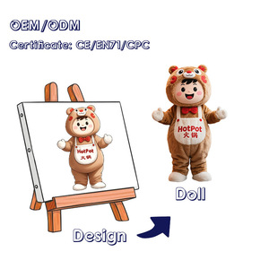 Customized Low MOQ Animal <b>Mascot</b> Plush Toy Wholesale Custom Animal Shaped <b>Mascot</b> Plush Toys - Product Image 3