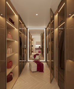 Armario Vestidor Minimalista Personalizado VIQ para Uso Residencial/Comercial, Fabricado en MR-MDF con Acabado Laminado Lacado - Product Image 2