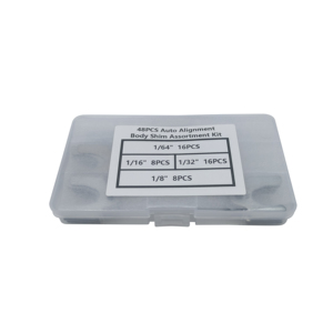 48pcs tự động liên kết cơ thể Shim 1/16 "1/64" 1/32 "1/8" liên kết <span class=keywords><strong>shims</strong></span> loại thiết lập - Product Image 1