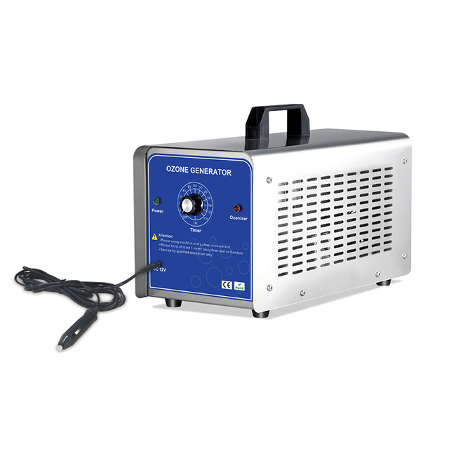 Qlozone Small O3 Ozone Machine air Purifier Portable 12v 10g Ozone Generator for Car Odor Remove