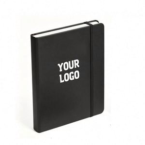 Custom Logo Office A5 Leather Notebook with Pen Holder for Promotional Business Event Gift A5 Custom Notebook - Product Image 1