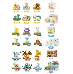 Figurines Pikachu de dessin animé Pokémon en gros, figurines de déguisement, boîtes de présentation, jouets cadeaux en vrac - Product Image 1