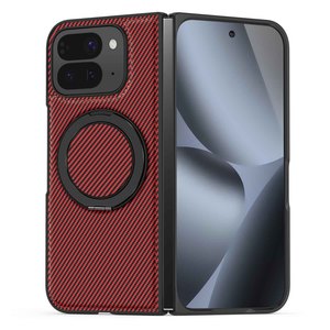 Funda Magnética Giratoria con Soporte para Google Pixel 10 Pro Fold y Pixel 9 Pro Fold, Textura de Fibra de Carbono, Resistente a Golpes y Caídas - Product Image 2