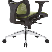 Ergonomie moderne de la dernière conception de chaise de bureau de direction à réseau complet rotatif réglable à dossier haut maille en acier inoxydable