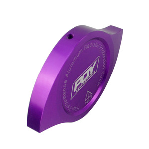 Tapa de radiador de aluminio PQYRACING para Honda Accord Civic, cubierta de rendimiento en rojo, azul, negro y morado - Product Image 4