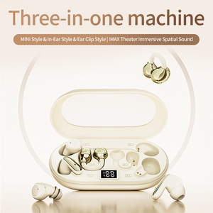Auricolari Wireless P47 <span class=keywords><strong>3</strong></span> in 1 Multi-Stile, Audio Spaziale Hi-Res, Clip per Orecchio / In-Ear / Mini Auricolari, Una Custodia Tre Paia di Auricolari - Product Image 5