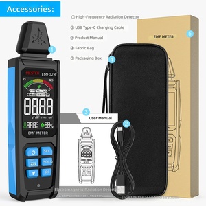 Détecteur de rayonnement électromagnétique portable EMF02R, compteur EMF haute fréquence, dose de rayonnement <span class=keywords><strong>pour</strong></span> dispositif d'alarme domestique et industriel - Product Image 6