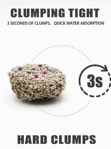 Benjie World's Best Biodegradable Activated Carbon Spherical Cat Litter Free Samples 5kg Zeolite Bentonite Odor-<b>Control</b> - Product Image 3